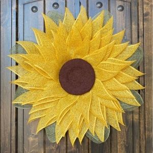 Sunflower wreath